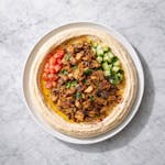 Shawarma Over Hummus