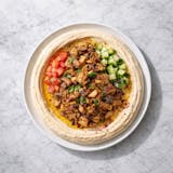 Shawarma Over Hummus