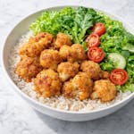 Fried Cauliflower Vegan Over Rice