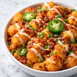 Loaded Spicy Tater Tots