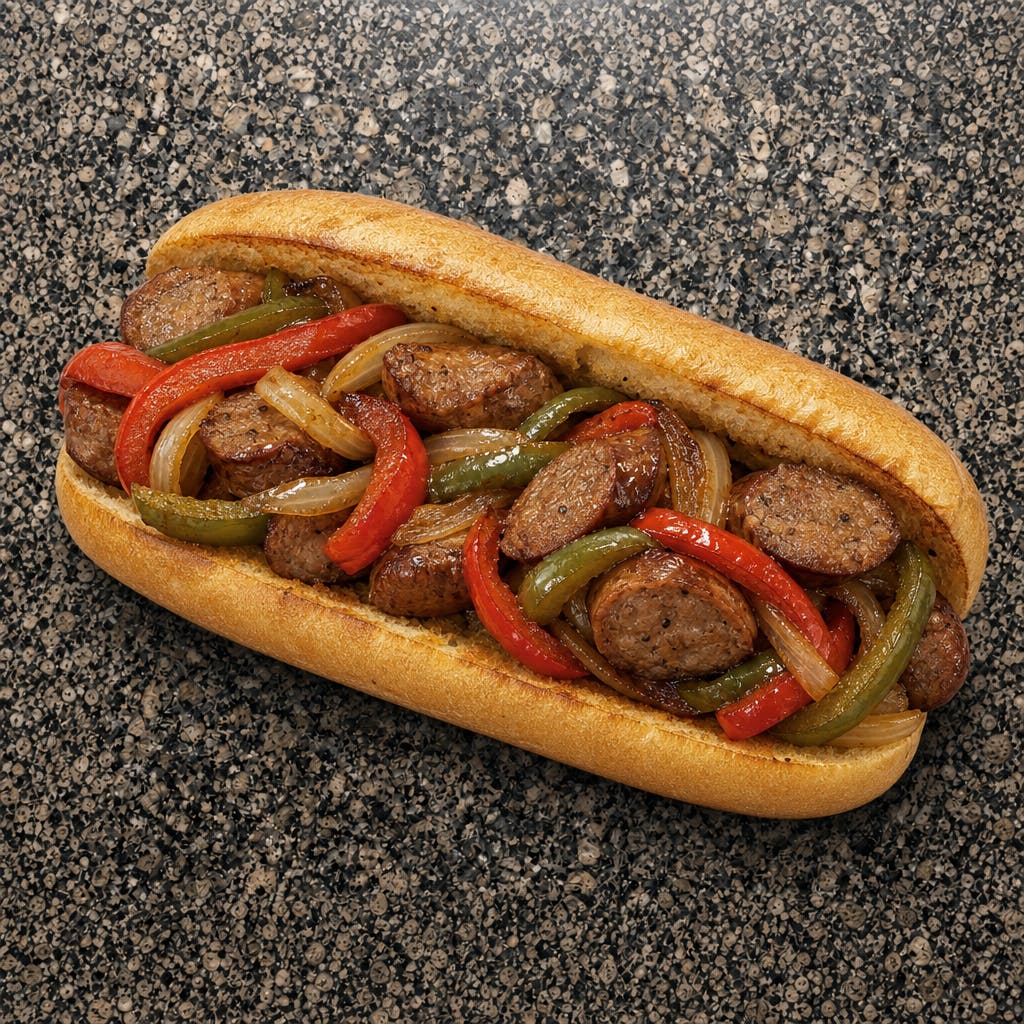 Sausage Hero with Peppers & Onions