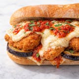Chicken Cutlet & Eggplant Hero
