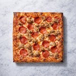 Pepperoni & Sausage Square Pizza