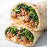 Sausage & Broccoli Rabe Wrap