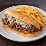 Philly Beef Cheesesteak Sandwich