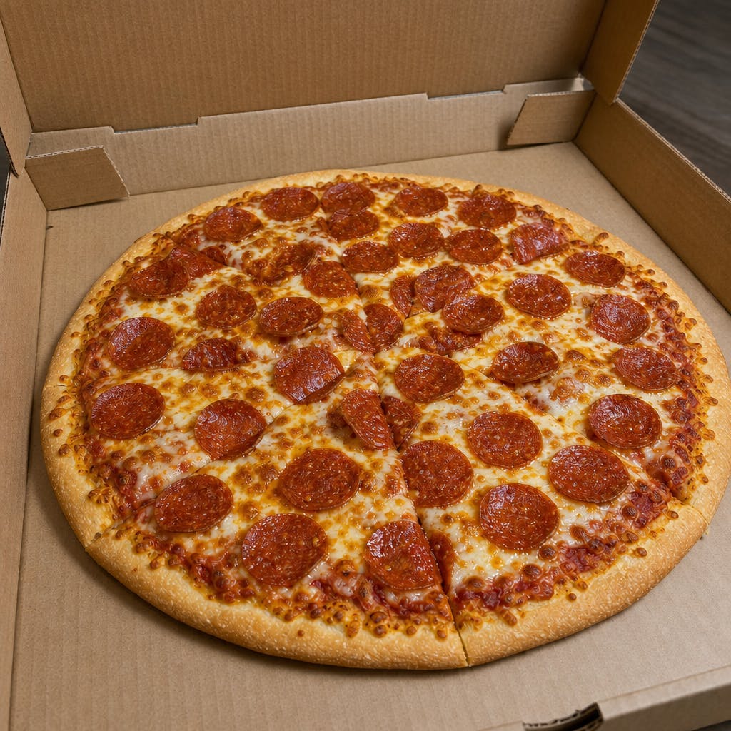 Beef Pepperoni Pizza
