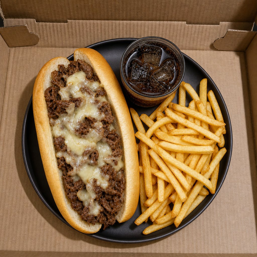 Beef Cheese Steak Combo
