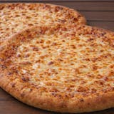 #5 Two Party Size Cheese Pizzas