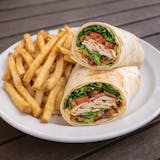 Any Wrap with Fries Lunch