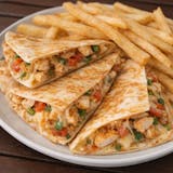 Chicken Quesadilla with Fries Lunch