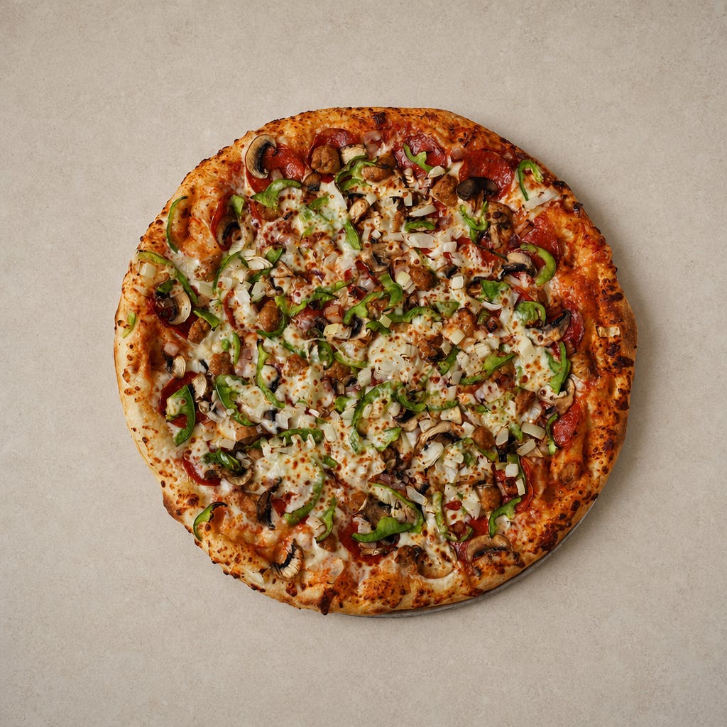 2. 16'' Cheese or Pepperoni Pizza, Wing on Fire & Garlic Knots