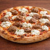 Meatball & Ricotta Pizza