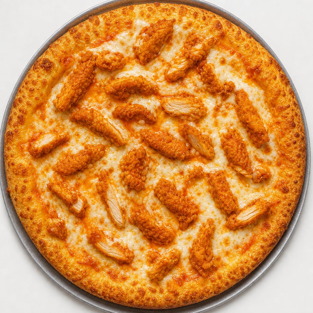 Buffalo Chicken Finger Pizza