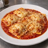 Stuffed Cheese Ravioli with Tomato Sauce
