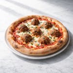 Meatball Pizza
