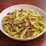 Penne Al Pesto With Sun-Dried Tomatoes
