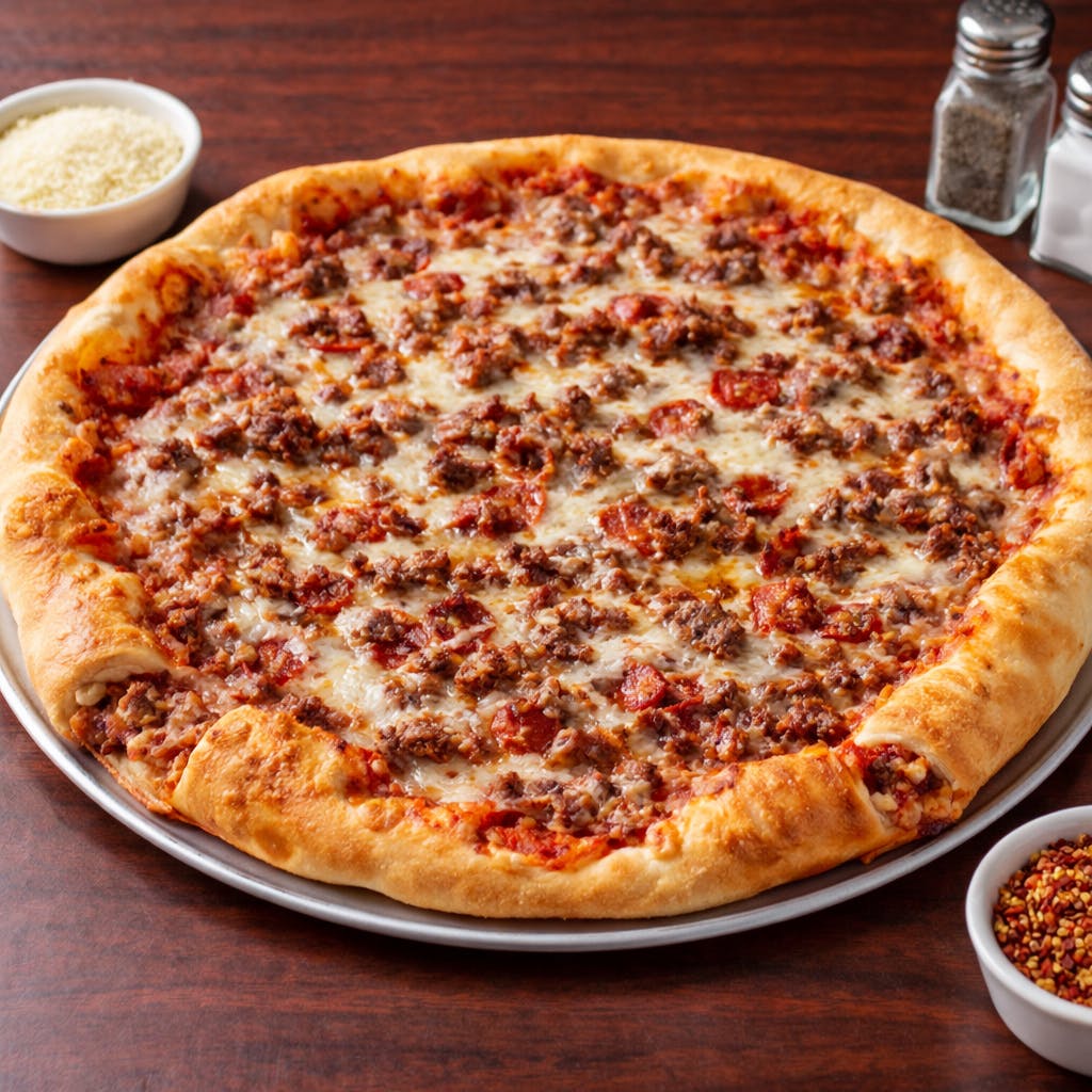Stuffed Meat Pizza