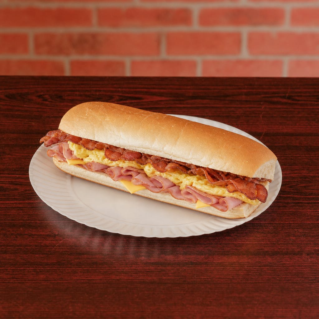 Ham, Egg, Cheese & Bacon Sun