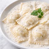 Kid's Cheese Ravioli with Alfredo Sauce