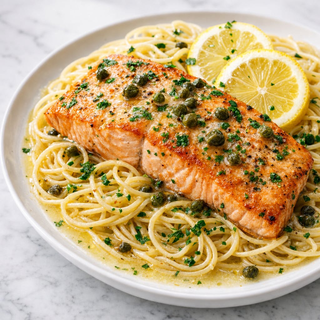 Salmon Piccata