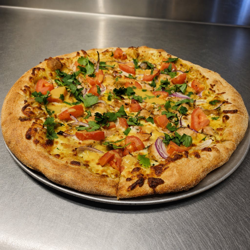 Butter Chicken Pizza