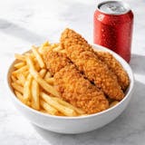 Kid's Chicken Tenders, Fries & Can of Soda