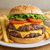 Double Cheeseburger Dinner