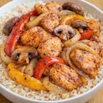Chicken stir fry bowl