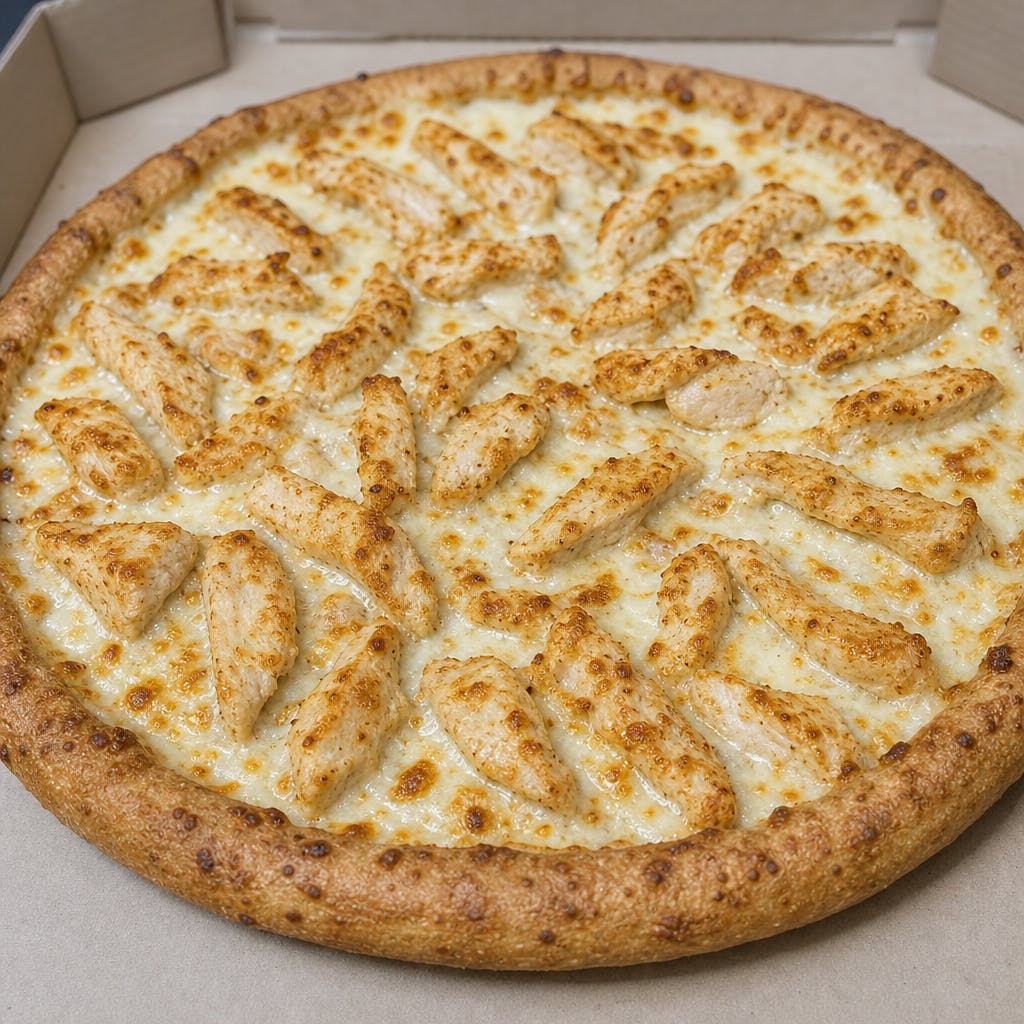 Chicken Alfredo Pizza