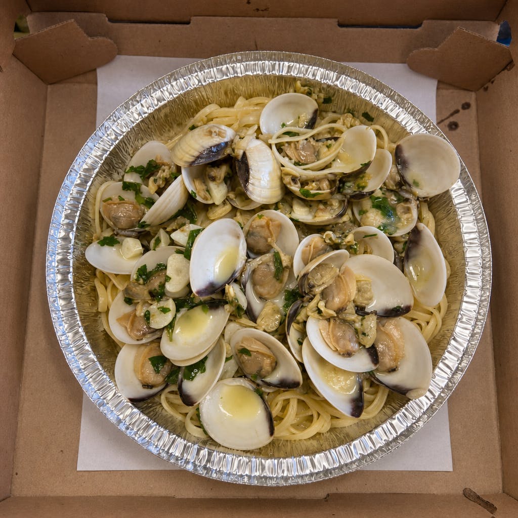 Clam Sauce Over Pasta