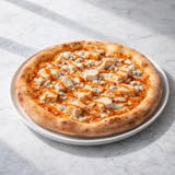 Buffalo Chicken Gluten Friendly Pizza with No Red Sauce
