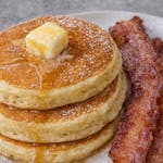 #1 3 Pancakes & 2 Bacon Breakfast