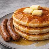 #1 3 Pancakes & 2 Sausage Breakfast