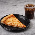 Kid's Slice of Cheese & Drink