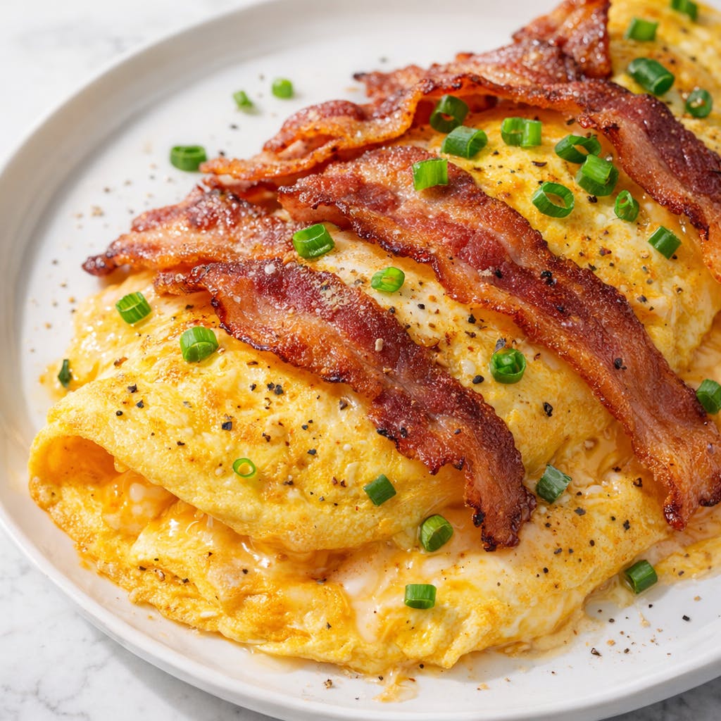 Bacon Omelets Breakfast
