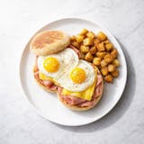 Egg Sandwich with Ham Breakfast