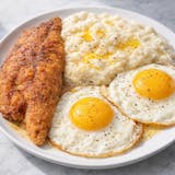 Fish, Grits & Eggs Breakfast 