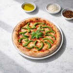 Green Pepper Pizza 