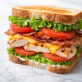 Grilled Chicken Club Sandwich 
