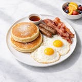 Hot Cakes with Eggs & Meat Breakfast 