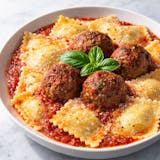 Ravioli with Meatballs 