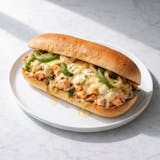 Salmon Cheesesteak Sandwich 