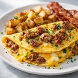 Sausage Omelets Breakfast 