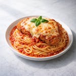 Spaghetti with Chicken Parmigiana 