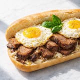 Steak & Eggs on Hoagie Breakfast 