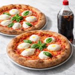 Two Large Plain Pizzas & One 2 Liter Soda Special 