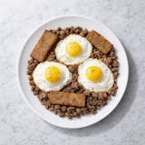 Three a with Scrapple Breakfast 