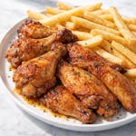 Whole Chicken Wings with Fries