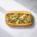 Indian Chicken Cheesesteak Sandwich