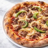 Philly Cheesesteak Pizza